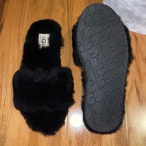 Black UGG Slides NWT